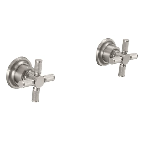 A large image of the California Faucets TO-3006XKL Satin Nickel