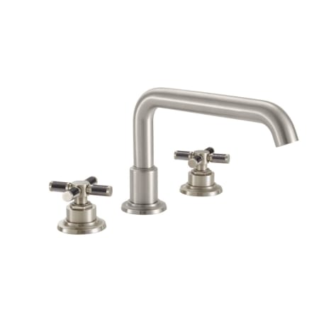A large image of the California Faucets TO-3008XF Satin Nickel