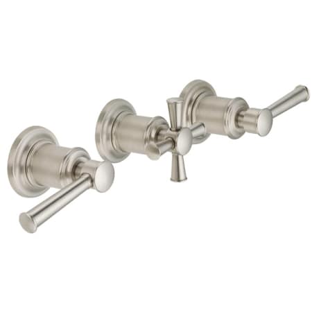 A large image of the California Faucets TO-4803L Satin Nickel