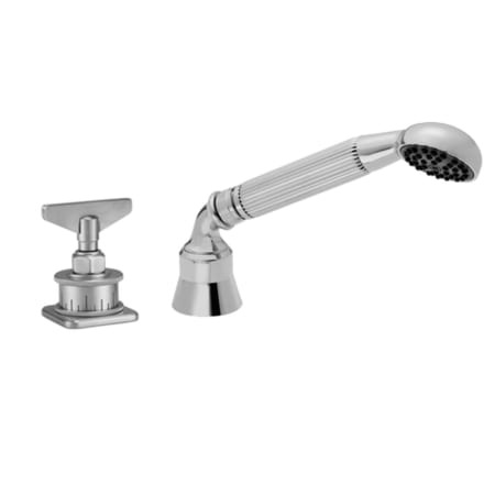 A large image of the California Faucets TO-85B.15.18 Satin Nickel