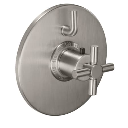 A large image of the California Faucets TO-TH1L-30X Satin Nickel