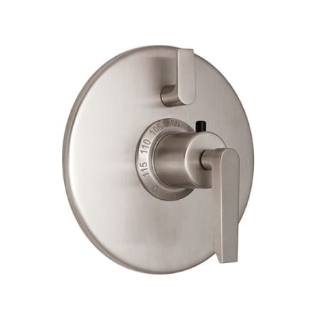 A large image of the California Faucets TO-TH1L-45 Satin Nickel