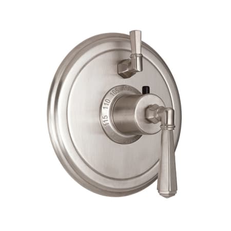 A large image of the California Faucets TO-TH1L-46 Satin Nickel