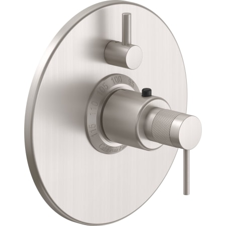 A large image of the California Faucets TO-TH1L-52K Satin Nickel
