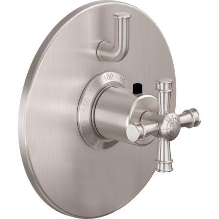 A large image of the California Faucets TO-TH1L-C1X Satin Nickel