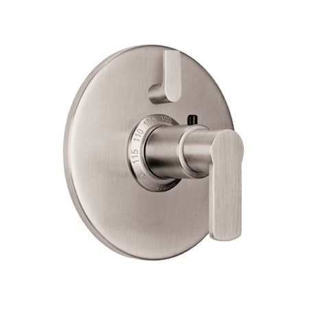 A large image of the California Faucets TO-TH1L-E4 Satin Nickel