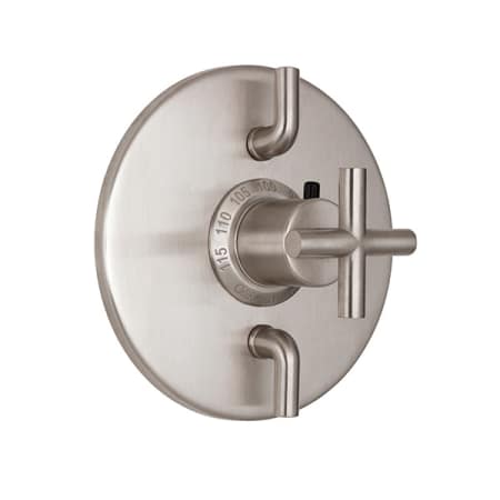 A large image of the California Faucets TO-TH2L-65 Satin Nickel