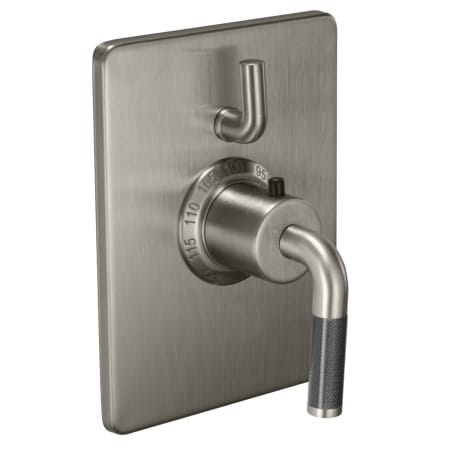 A large image of the California Faucets TO-THC1L-30F Satin Nickel