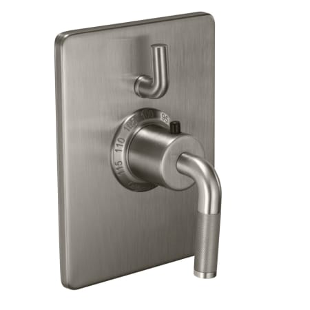 A large image of the California Faucets TO-THC1L-30K Satin Nickel