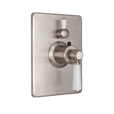 A large image of the California Faucets TO-THC1L-35 Satin Nickel
