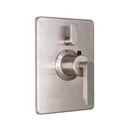 A large image of the California Faucets TO-THC1L-45 Satin Nickel