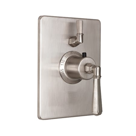 A large image of the California Faucets TO-THC1L-46 Satin Nickel