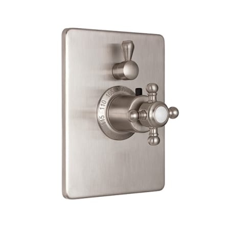 A large image of the California Faucets TO-THC1L-47 Satin Nickel
