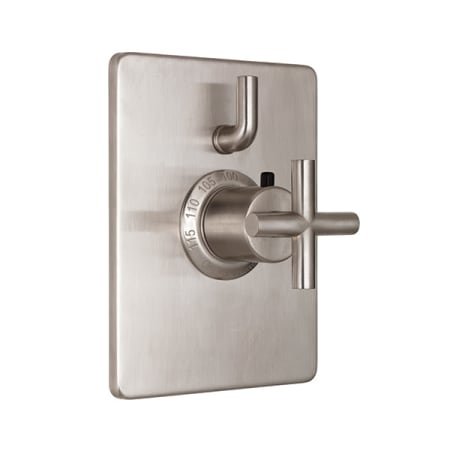 A large image of the California Faucets TO-THC1L-65 Satin Nickel