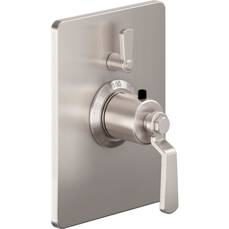 A large image of the California Faucets TO-THC1L-80 Satin Nickel