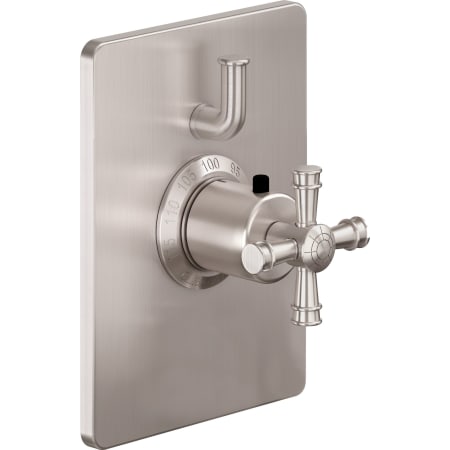 A large image of the California Faucets TO-THC1L-C1X Satin Nickel