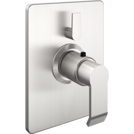 A large image of the California Faucets TO-THC1L-E5 Satin Nickel