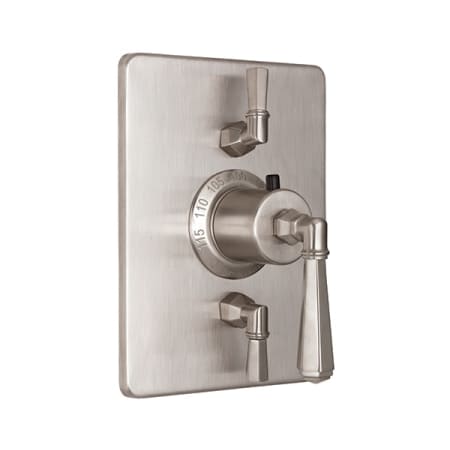 A large image of the California Faucets TO-THC2L-46 Satin Nickel