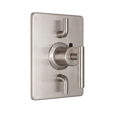 A large image of the California Faucets TO-THC2L-66 Satin Nickel