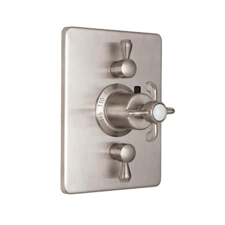 A large image of the California Faucets TO-THC2L-67 Satin Nickel