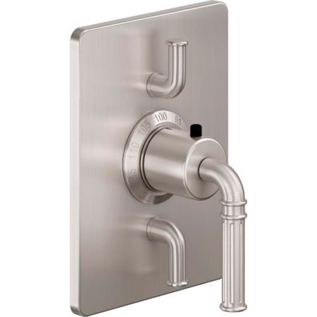 A large image of the California Faucets TO-THC2L-C1 Satin Nickel