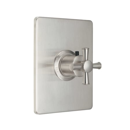 A large image of the California Faucets TO-THCN-48X Satin Nickel