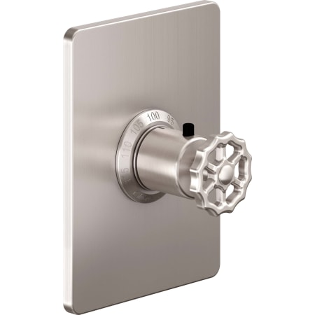 A large image of the California Faucets TO-THCN-80W Satin Nickel