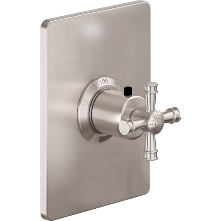 A large image of the California Faucets TO-THCN-C1X Satin Nickel