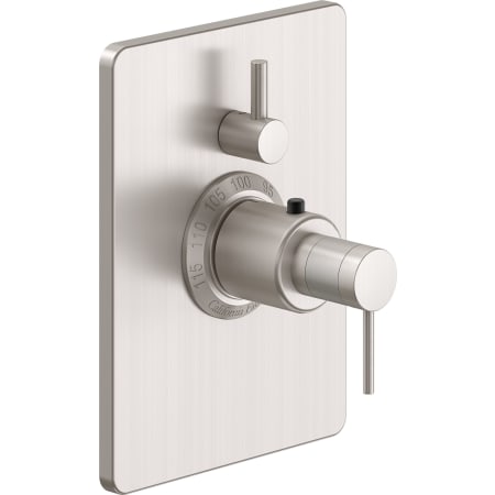 A large image of the California Faucets TO-THF1L-52 Satin Nickel