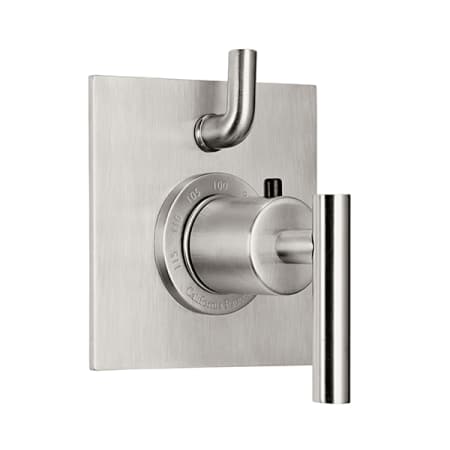 A large image of the California Faucets TO-THF1L-66 Satin Nickel