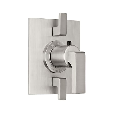 A large image of the California Faucets TO-THF2L-70 Satin Nickel