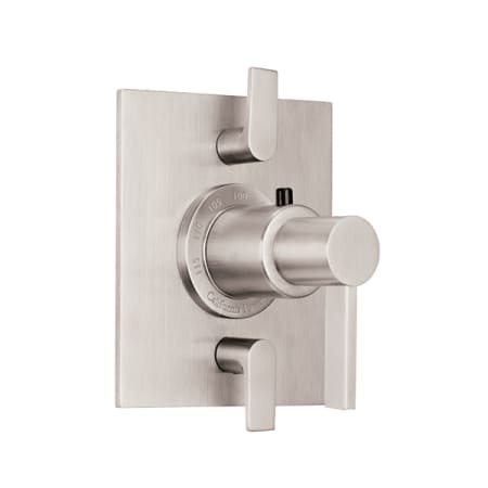 A large image of the California Faucets TO-THF2L-E3 Satin Nickel