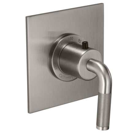 A large image of the California Faucets TO-THFN-30K Satin Nickel