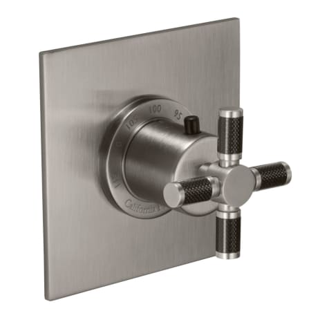 A large image of the California Faucets TO-THFN-30XF Satin Nickel