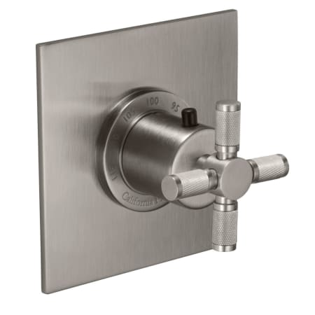A large image of the California Faucets TO-THFN-30XK Satin Nickel