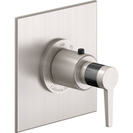 A large image of the California Faucets TO-THFN-53F Satin Nickel