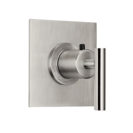 A large image of the California Faucets TO-THFN-66 Satin Nickel