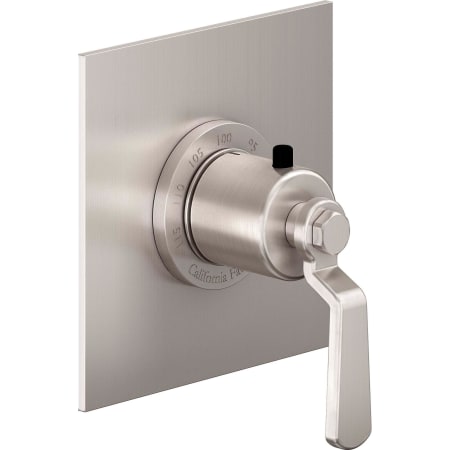 A large image of the California Faucets TO-THFN-80 Satin Nickel