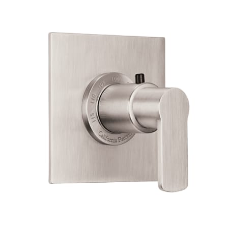 A large image of the California Faucets TO-THFN-E4 Satin Nickel