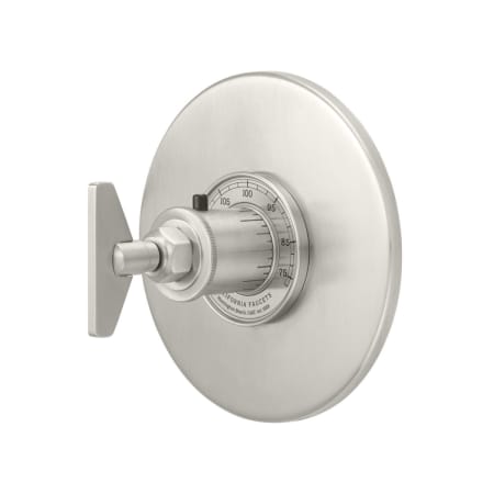 A large image of the California Faucets TO-THN-85B Satin Nickel