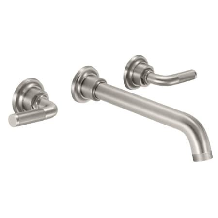A large image of the California Faucets TO-V3002K-9 Satin Nickel
