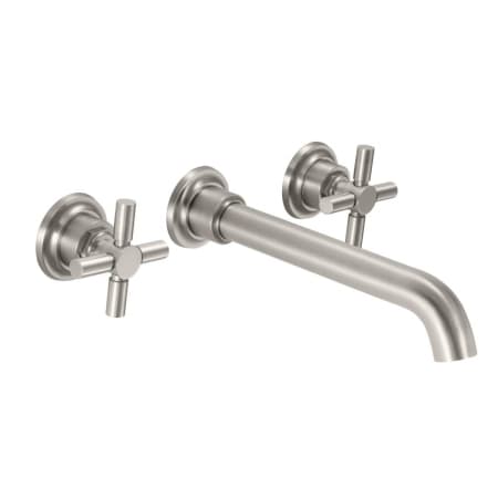 A large image of the California Faucets TO-V3002X-9 Satin Nickel