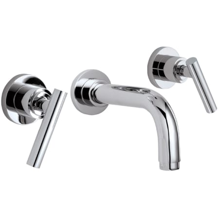 A large image of the California Faucets TO-V6602-7 Polished Chrome