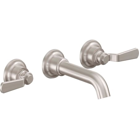 A large image of the California Faucets TO-V8002-7 Satin Nickel