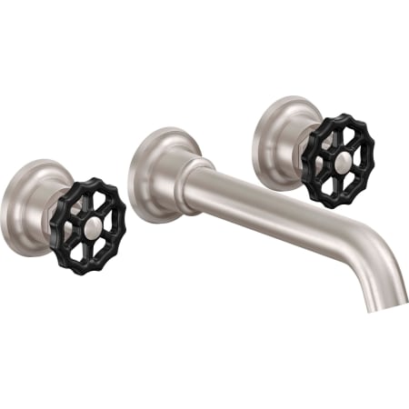 A large image of the California Faucets TO-V8002WB-9 Satin Nickel