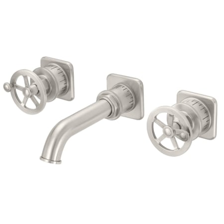 A large image of the California Faucets TO-V8502W-7 Satin Nickel