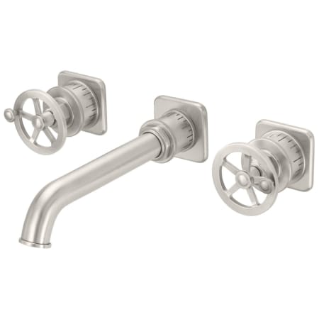 A large image of the California Faucets TO-V8502W-9 Satin Nickel