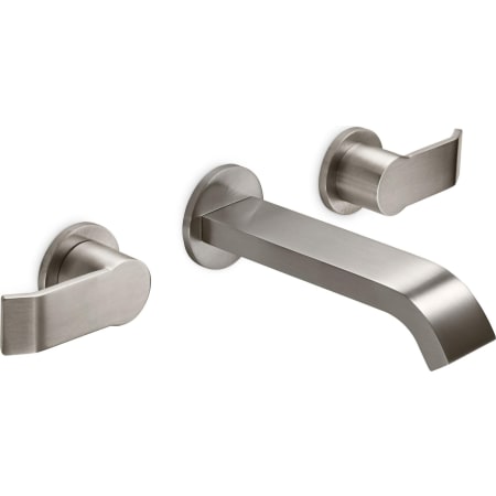 A large image of the California Faucets TO-VE502-7 Satin Nickel