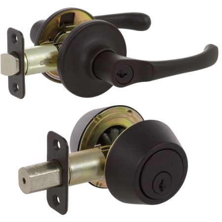 Callan KN3000 Oil Rubbed Bronze Newport Single Cylinder Keyed Entry ...