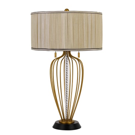 A large image of the Cal Lighting BO-2859TB Antique Brass / Black